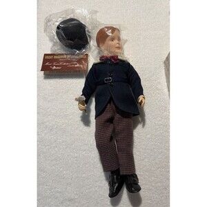 1985 Effanbee Tom Sawyer 12” Boy Doll w/Hat & Box Mark Twain Collection 7634